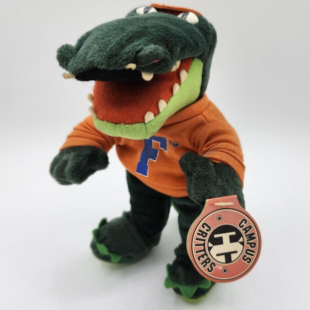 Albert The Alligator 8" Florida Gators Mascot Plush 1998 Campus Critters